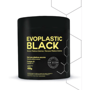 Evo Plastic Black  Tarro 400Grs Renovador Plastico Externos
  Evox