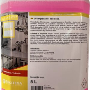 Desengrasante 5 Lt Cleangen Sucitesa