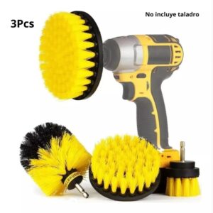 Set De 4 Cepillo Rojo Limpieza Taladro
  Escobilla