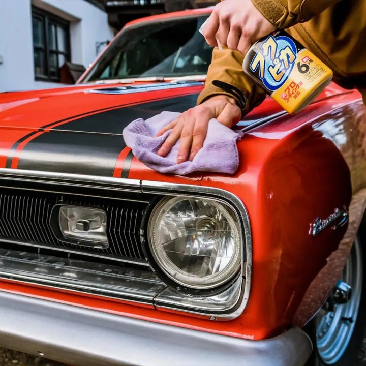 Lavado de auto con espuma