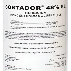 CORTADOR GLIFOSATO 480SL 1LT MATAMALEZA HERBICIDA
