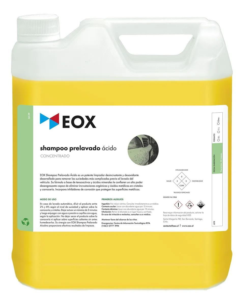 SHAMPOO PRELAVADO ACIDO 5L EOX