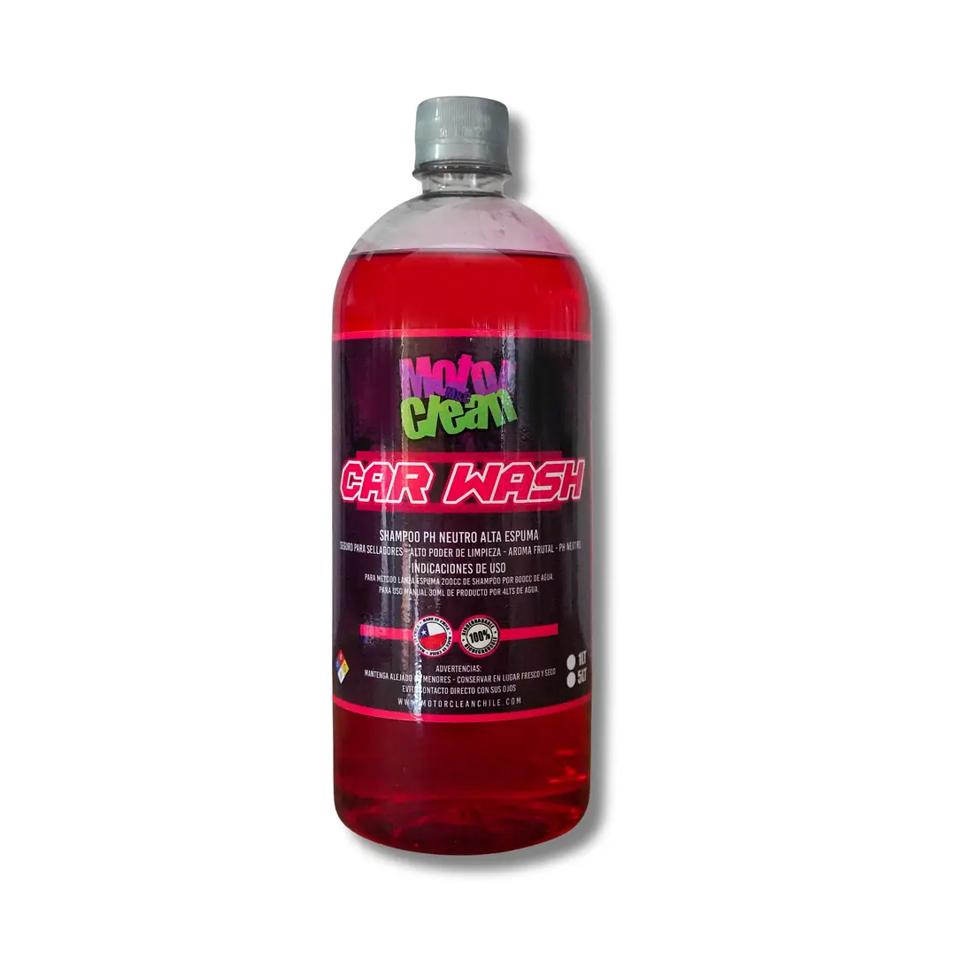 CAR WASH SHAMPOO PH NEUTRO MOTOR CLEAN