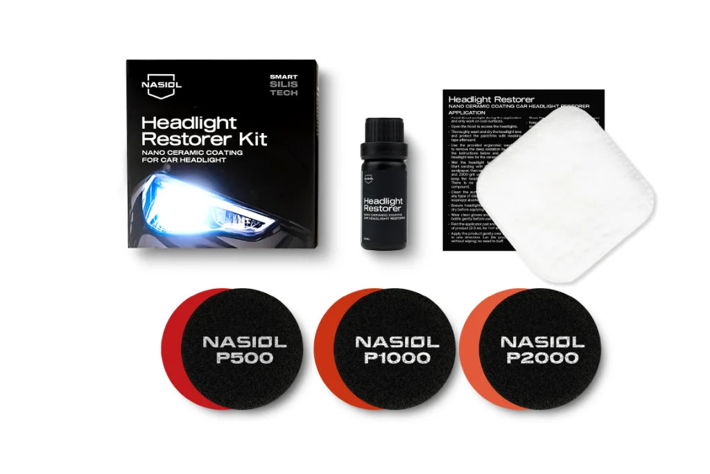 NASIOL HEADLIGH RESTAURADOR DE FOCOS KIT 10ML