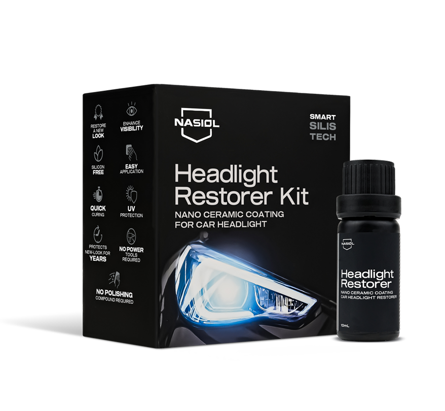 NASIOL HEADLIGH RESTAURADOR DE FOCOS KIT 10ML - Imagen 2