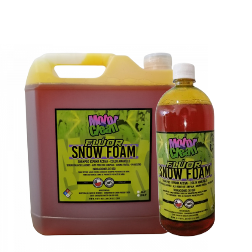 SHAMPOO FLUOR SNOW FOAM ESPUMA AMARILLA