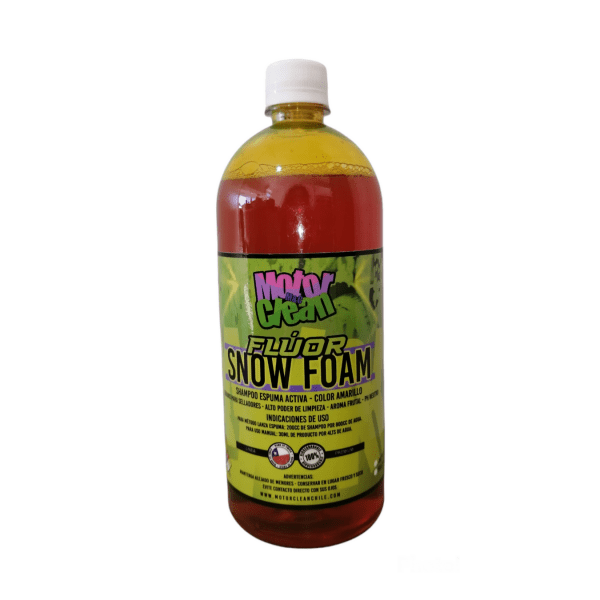 SHAMPOO FLUOR SNOW FOAM ESPUMA AMARILLA - Imagen 2